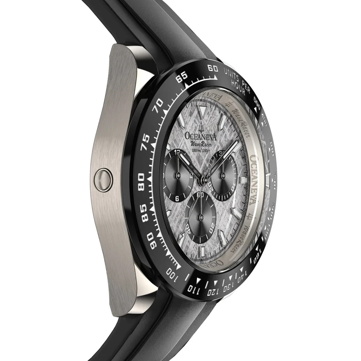 OCEANEVA WAVERACER METEORITE SWISS MADE 41 JEWEL AUTOMATIC CHRONO SAPPHIRE WATCH