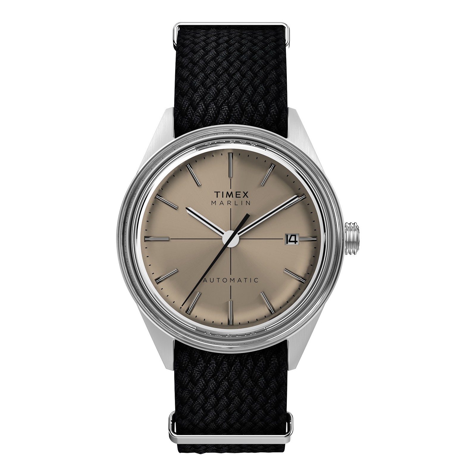Timex Marlin Jet Automatic 38mm Fabric Strap Watch TW2Y06300