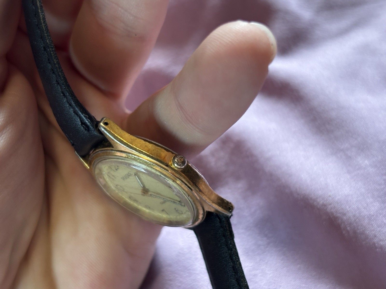 Vintage Pulsar Watch Mens 717300 Japan Y147-6020 For Parts Not Working As Is