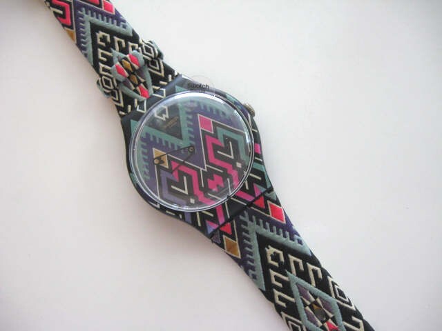PRETTY BOHEMIAN! New Gents Swatch CREATIVE ART By UMA WANG! NIB-LTD #777 PCS!
