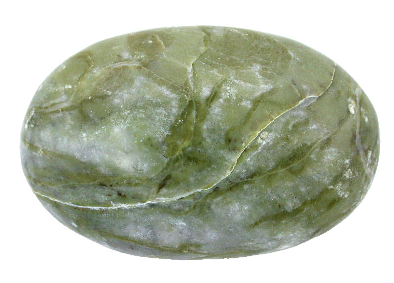 2 2/5 x 1 3/5 Inch Oval Jade Crystal Massage Stone Gemstone Gem EBS5800/12826