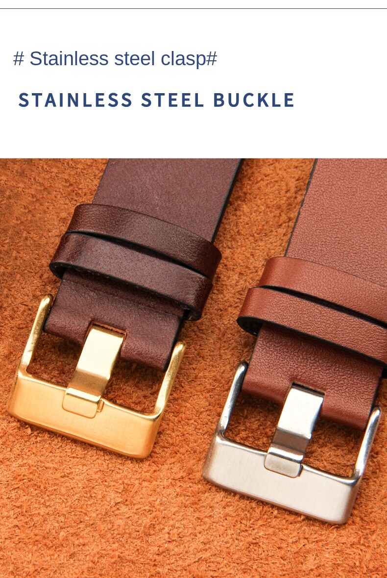 High Quality Genuine Cowhide Watch Strap Band 22/24/26/28/30/32/34mm for Diesel