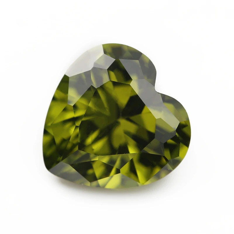 3x3mm~10x10mm Heart Shape Loose Cubic Zirconia Stone 5A CZ Gemstones for Jewelry