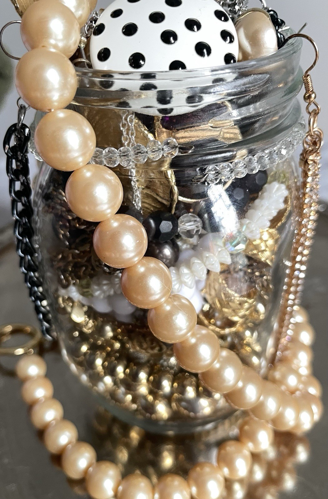 Curated Vintage & Modern Jewelry Jar Leo Themed Over 1 Lb Wearable