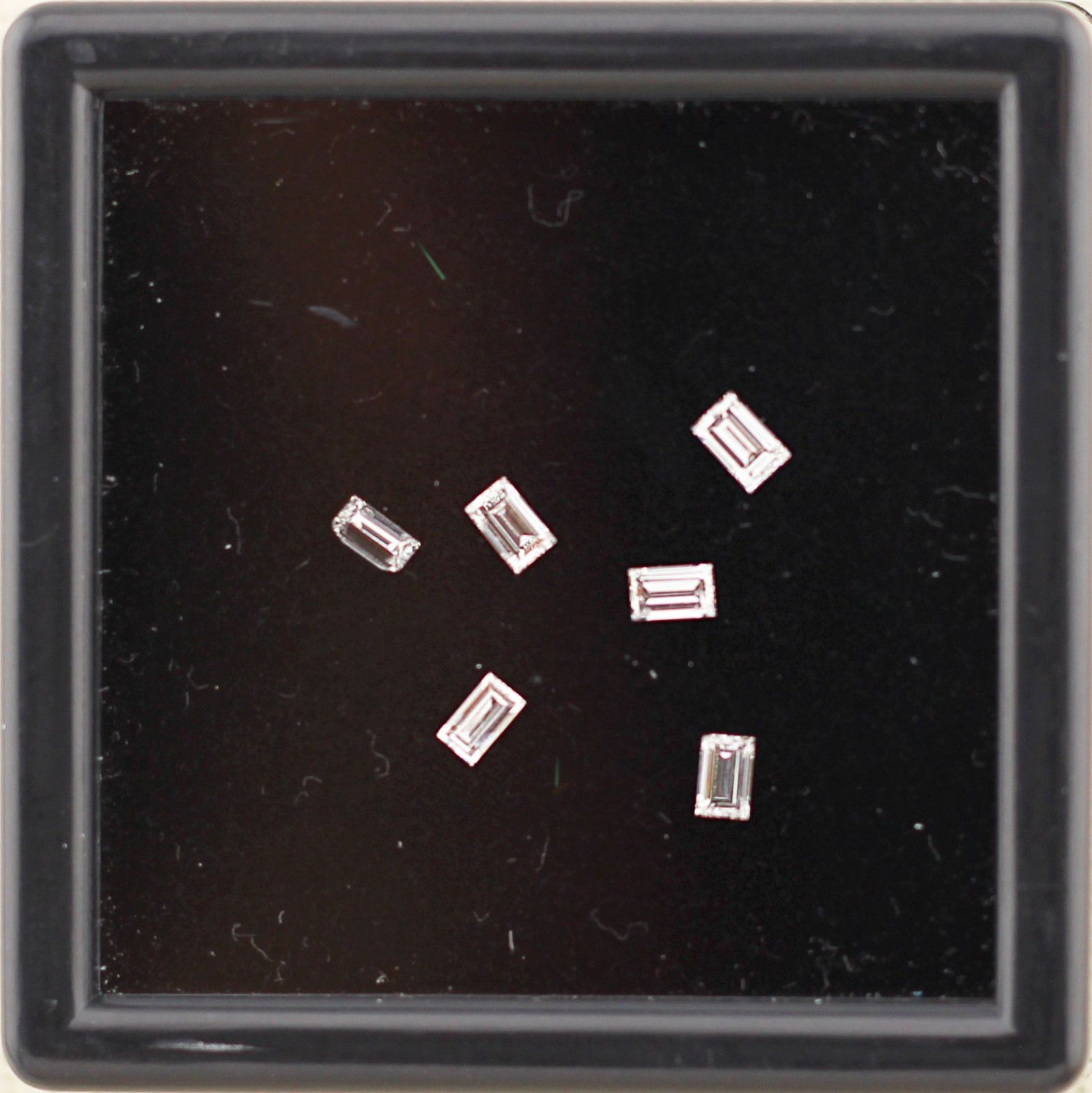 Natural 0.36ct Baguette Cut Loose Diamond Lot of 6