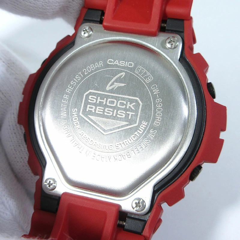 CASIO GW 6900RD 4JF G SHOCK DIGITAL BURNING RED Watch Digital Solar Radio Watch