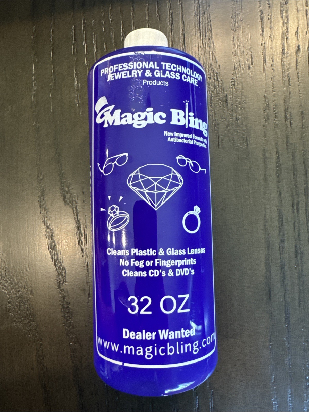 Magic Bling Jewelry & Glass Care Improved Formula 32 Oz