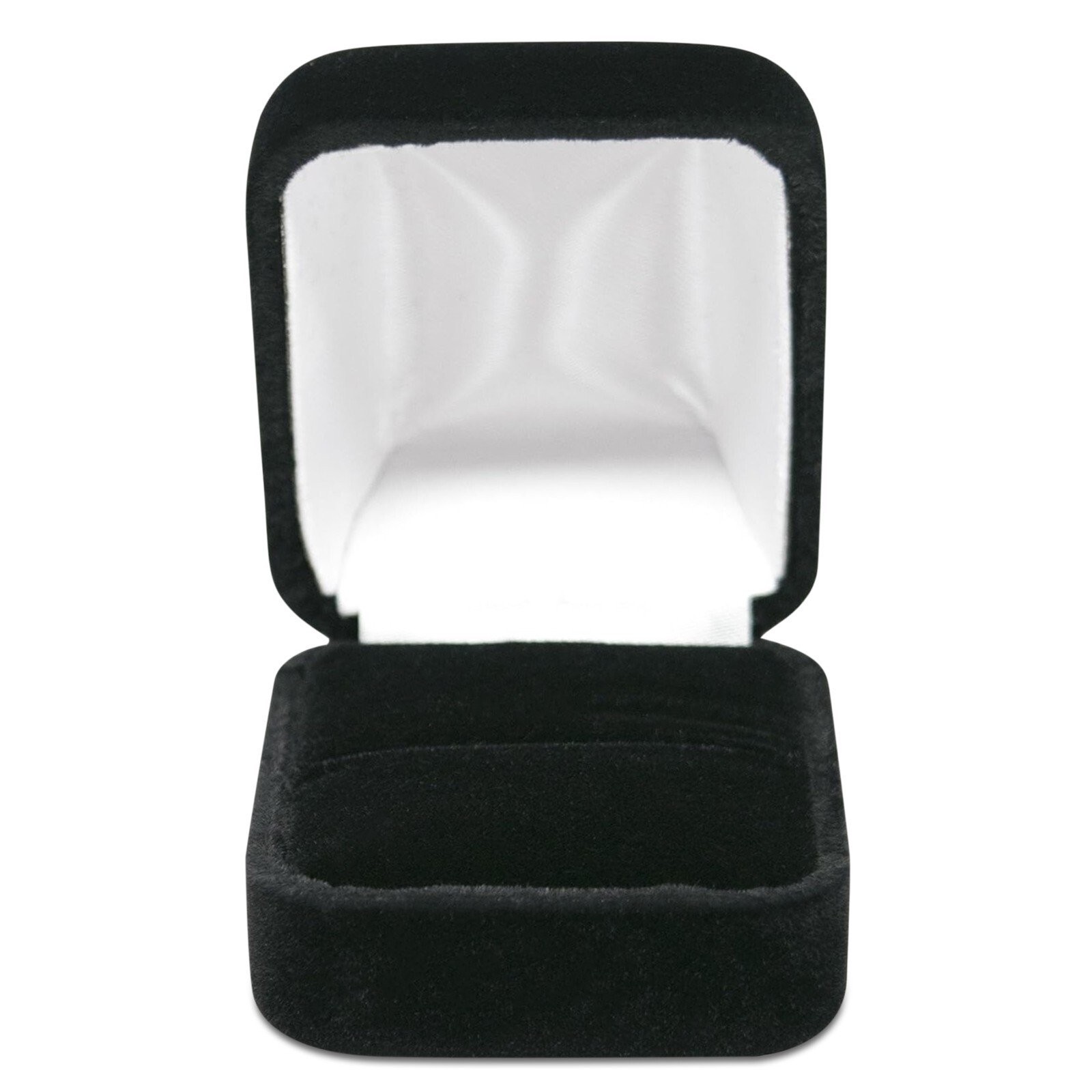 Novel Box Black Rich Velveteen Jewelry Boxes Earring Ring Bracelet Pendant