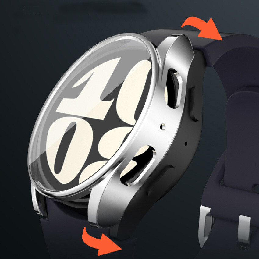 Full Screen Protector Soft TPU Case Cover For Samsung Galaxy Watch 7 40mm/44mm