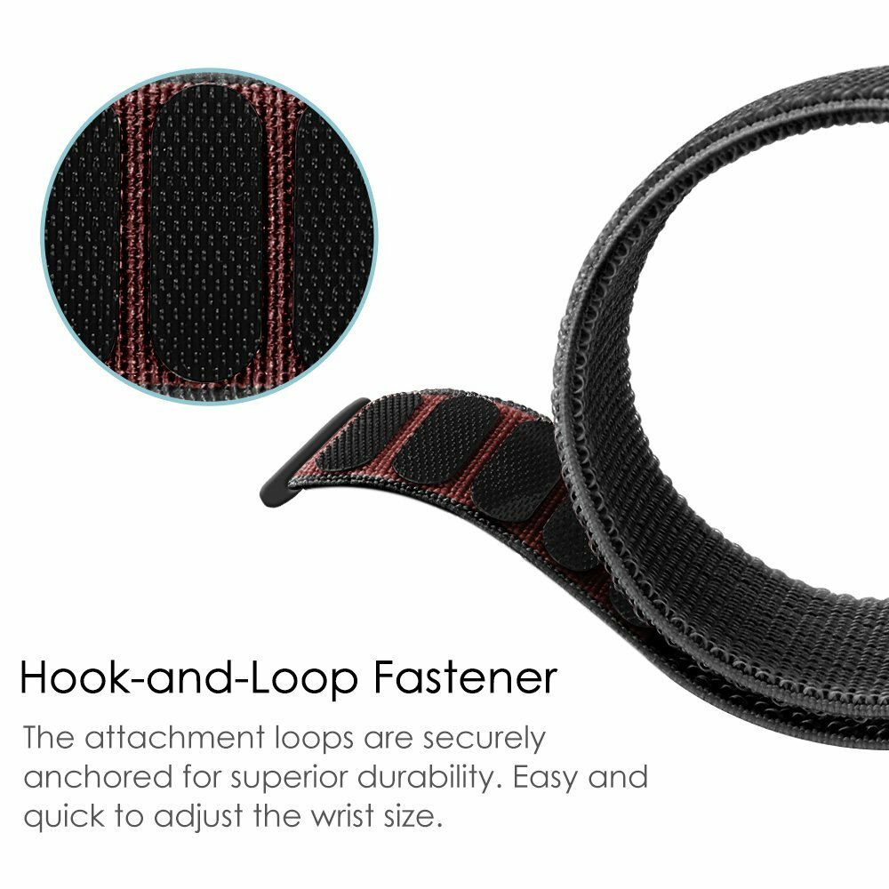 Weave Nylon Berry Loop Band Strap For Samsung Galaxy Watch Active 20/22mm