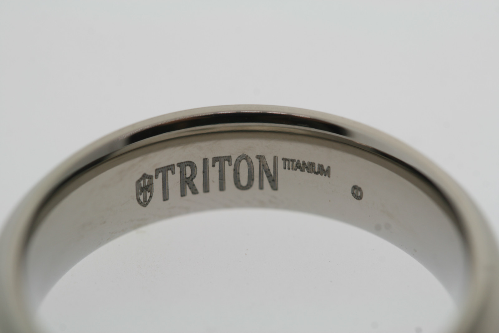 Triton Titanium Brushed Domed 6mm Band Ring