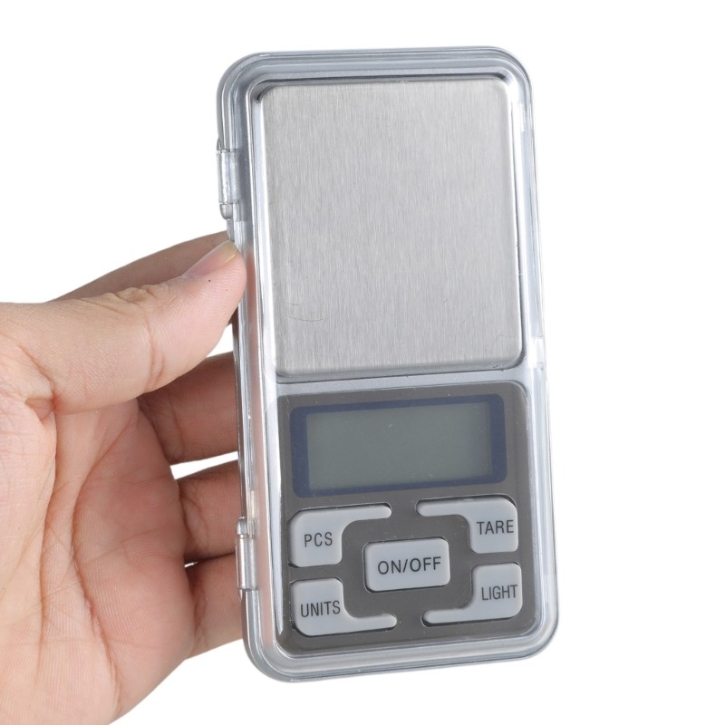 Mini Scale Jewelry Scale Gram Scale with LCD Back-Lit Display Tare Function