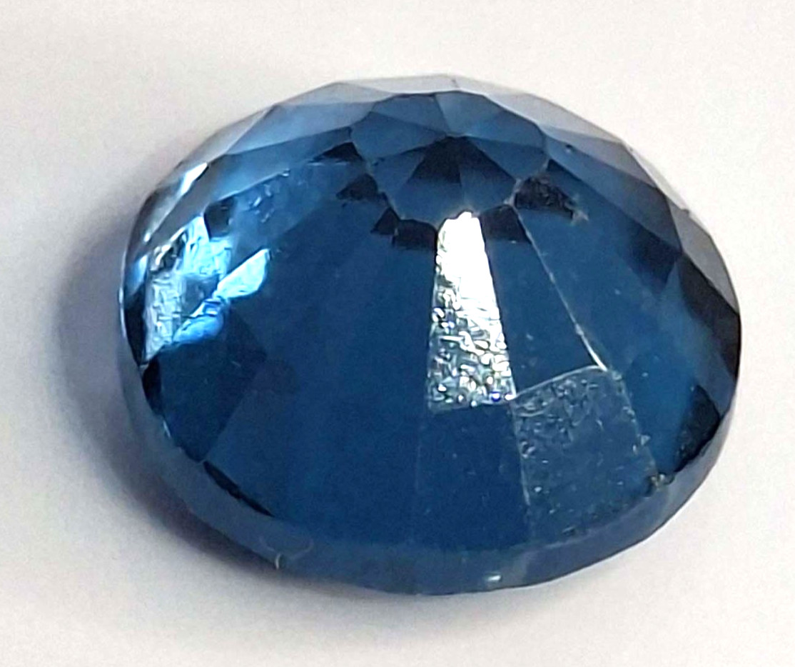 Indicolite Tourmaline Round Cut Natural 5-7 Ct Certified Loose Gemstone TQ643