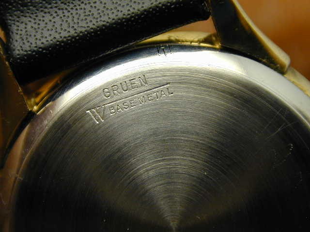 VINTAGE GRUEN PAN AM ORIGINAL DIAL FANTASTIC AT 37.4 X 32.07 MM RUNNING