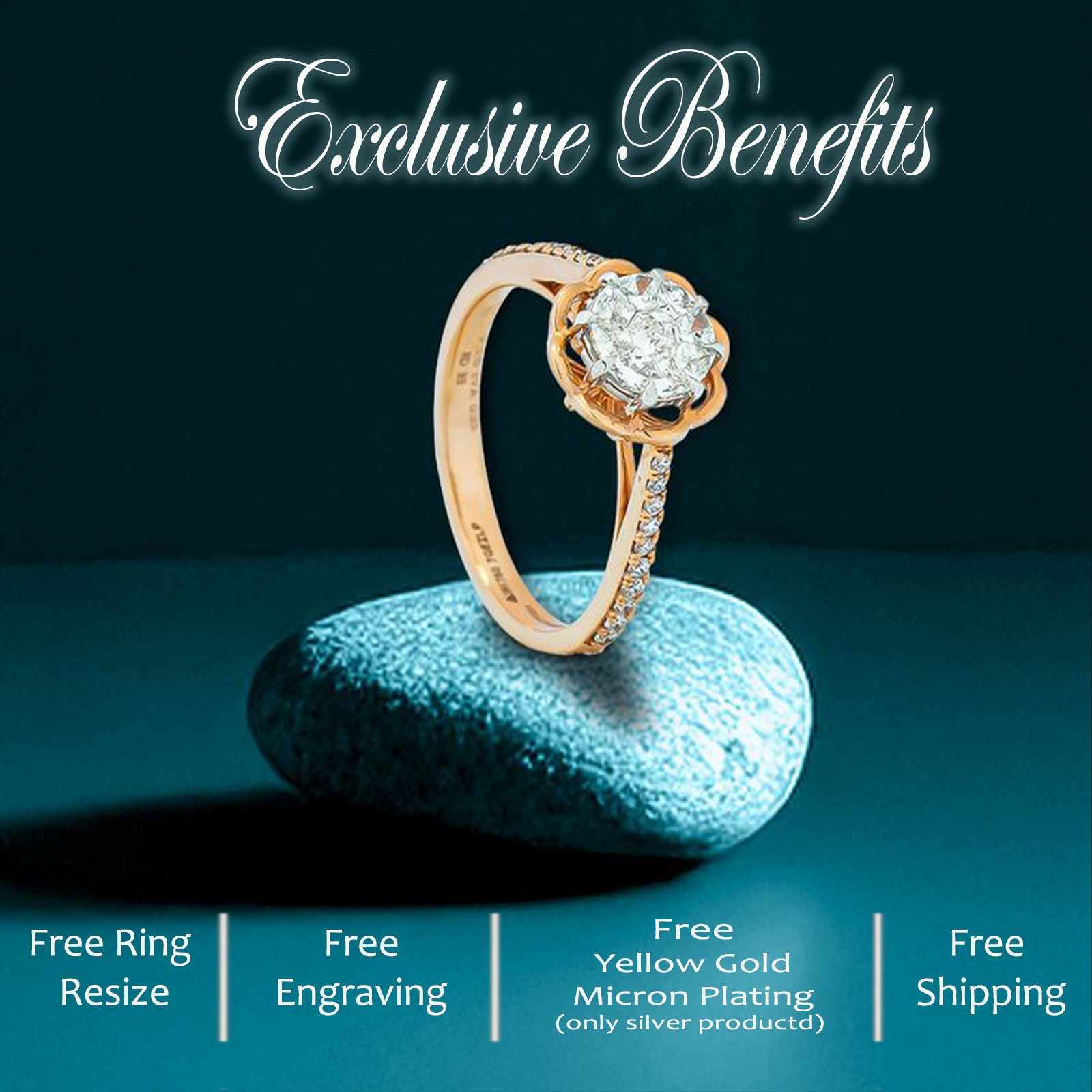 2.50 Cts. Round Shape Certified Blue Diamond Ring In 925 Silver – Tariff Free
