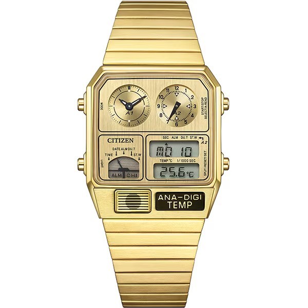 Citizen JG2103-56P Record Label Thermo Sensor Ana-Digi Men’s Watch JDM New