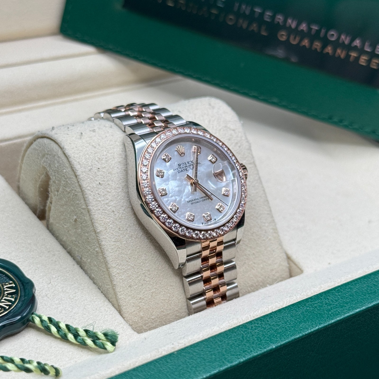 Rolex Lady-Datejust Mother Of Pearl Diamond Two Tone Rose Gold Diamond Jubilee
