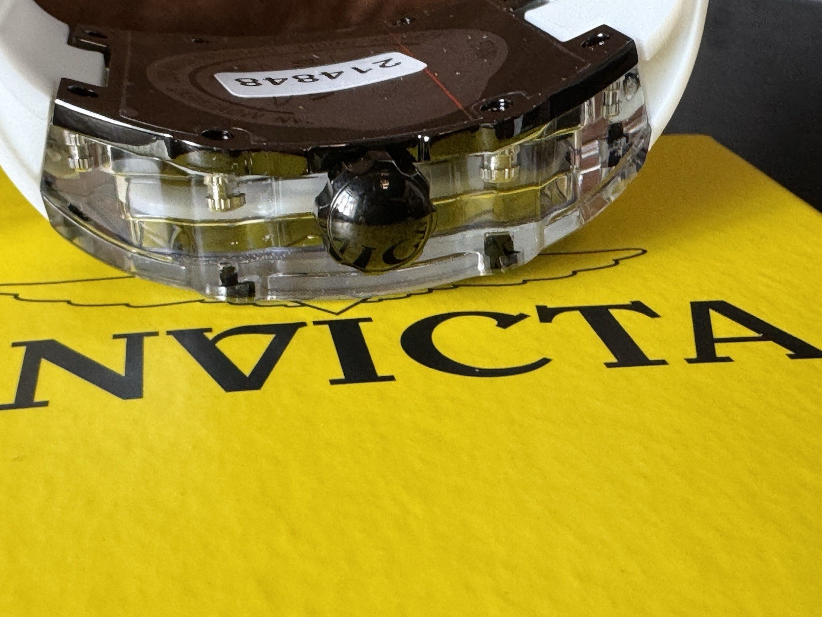 Invicta Racing Cyclone Men’s Watch – 48.5mm, Smoke/White (48719)