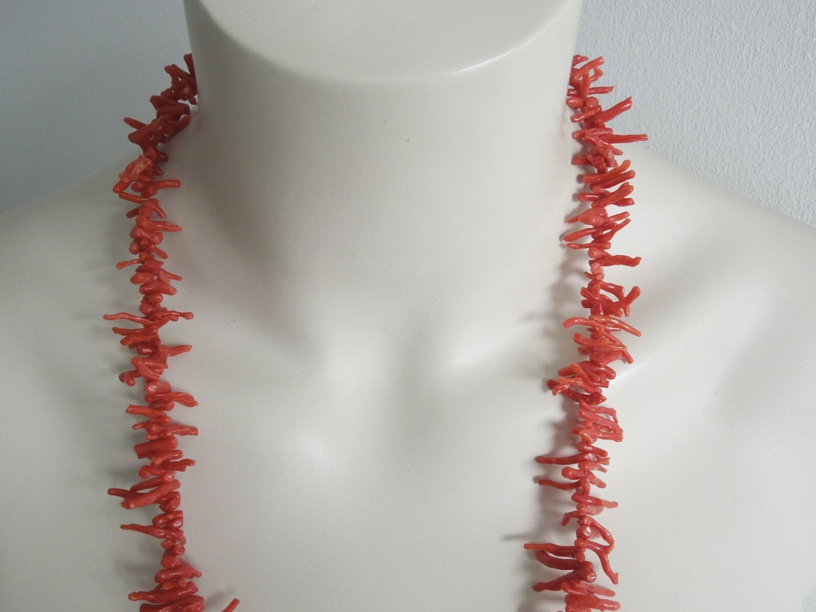 Chain Coral Branch Red 925 Silver Spring Ring 2.7oz/28 5/16in / up To 1 1/2in