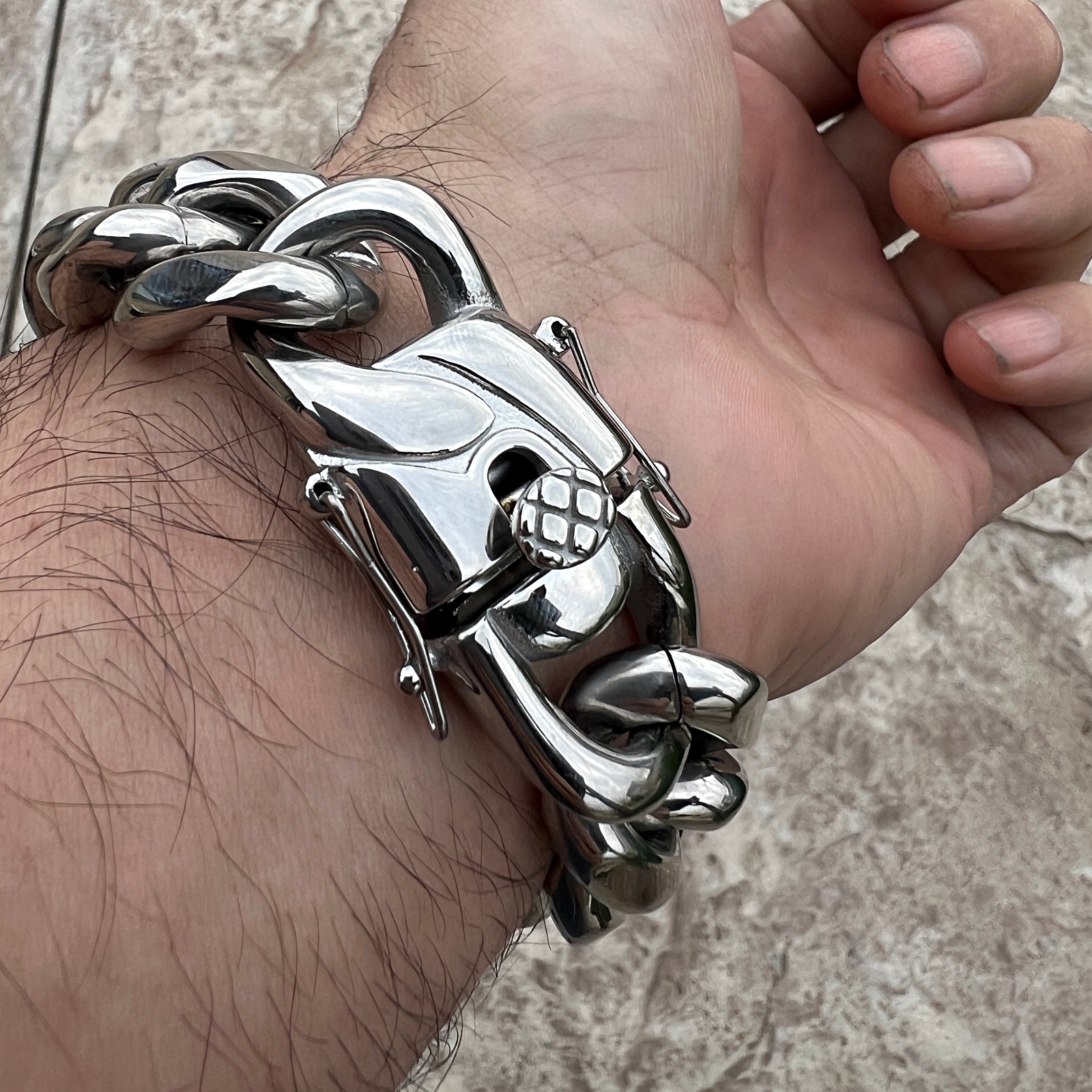 Men 316L Stainless Steel Miami Cuban Link Heavy Hip Hop Bracelet 22MM Thick 9.5″