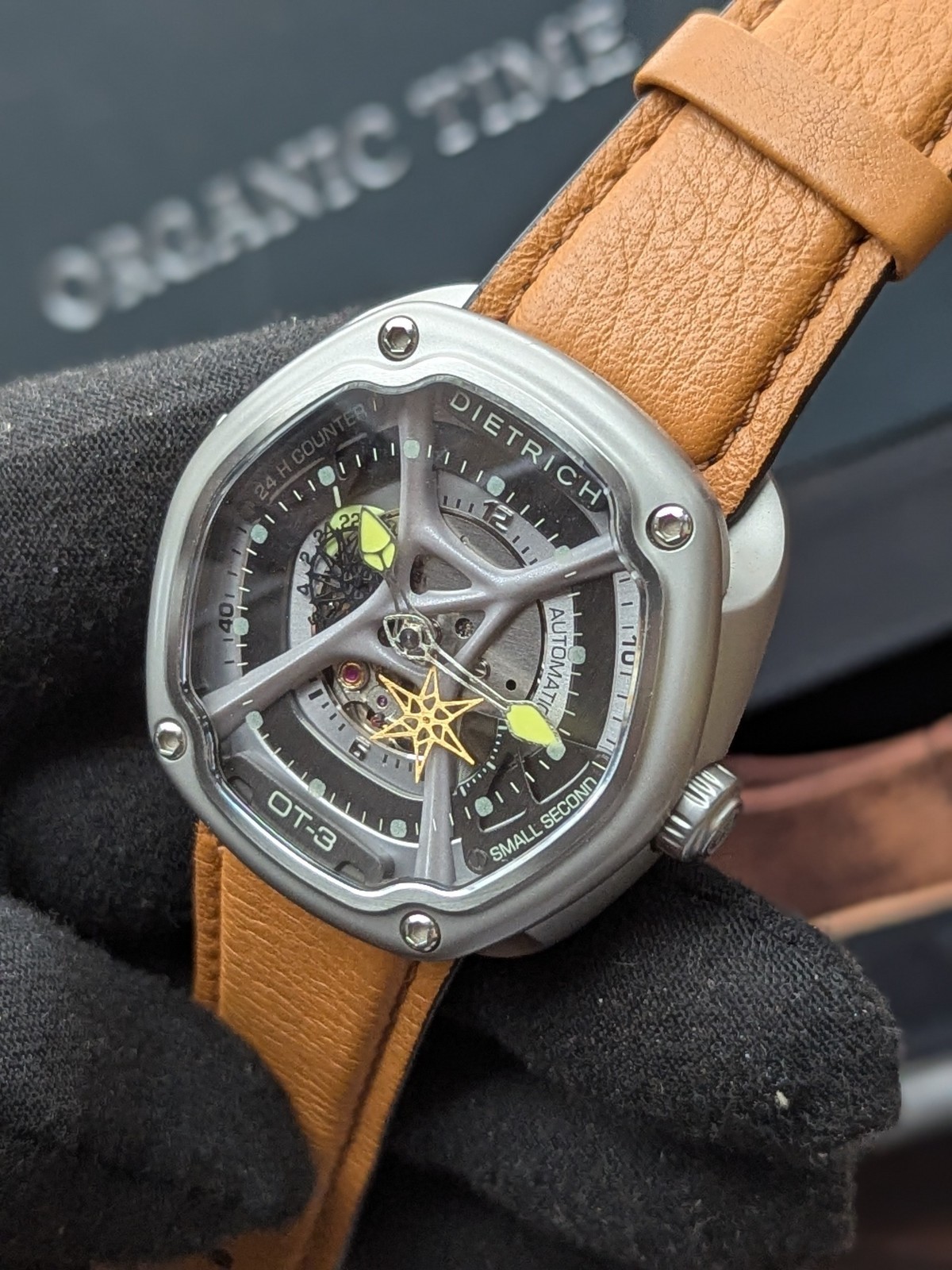 Dietrich OT3 Organic Time Mechanical Automatic Multi Layer Dial Partial Skeleton