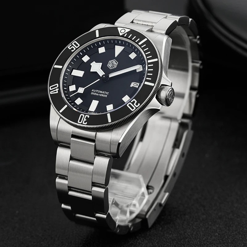 SAN MARTIN SN0121TD Grade5 Titanium PT5000 Automatic Movement Japan NH35 Watch