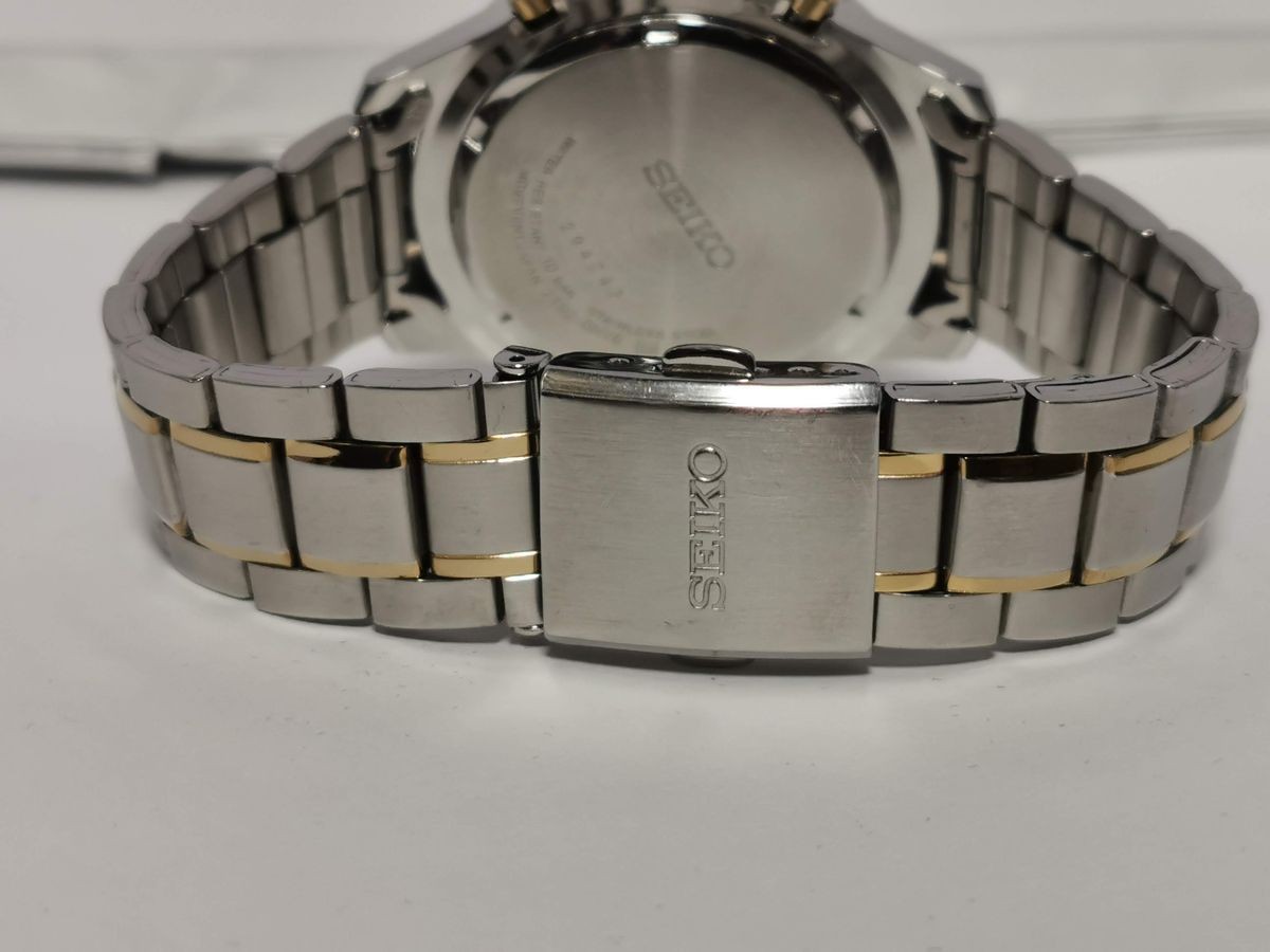 SEIKO SNDE23P1 7T92-0NY0 Combo Chronograph Quartz Men’s Watch From Japan