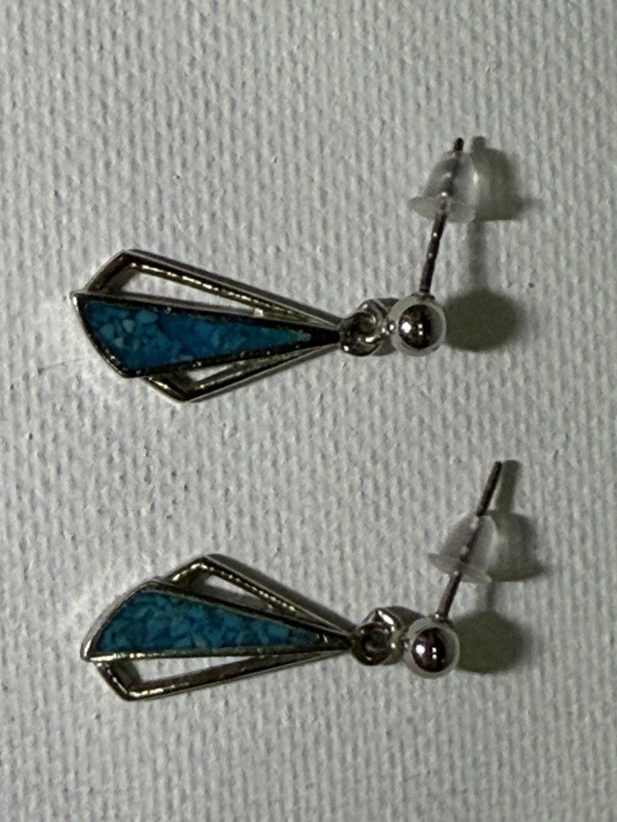 Small Dangly Turquoise Earings