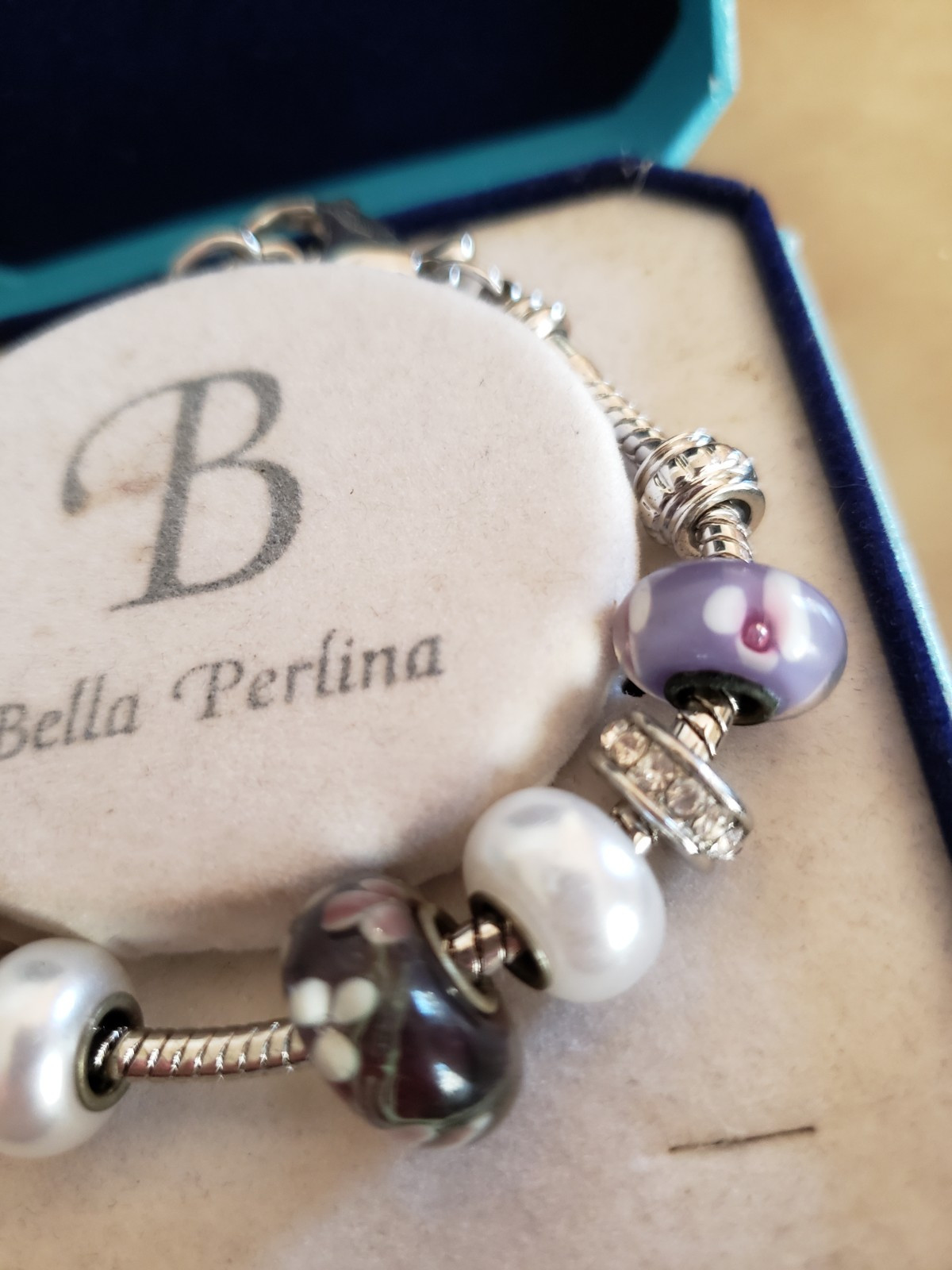 Bella Perlina Charm Bracelet NEW IN BOX