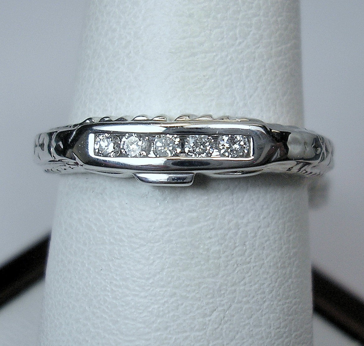 0.57 ct Princess Ct 1.01 ctw Natural Diamonds 14K White Wed Set Was $4,595 Video