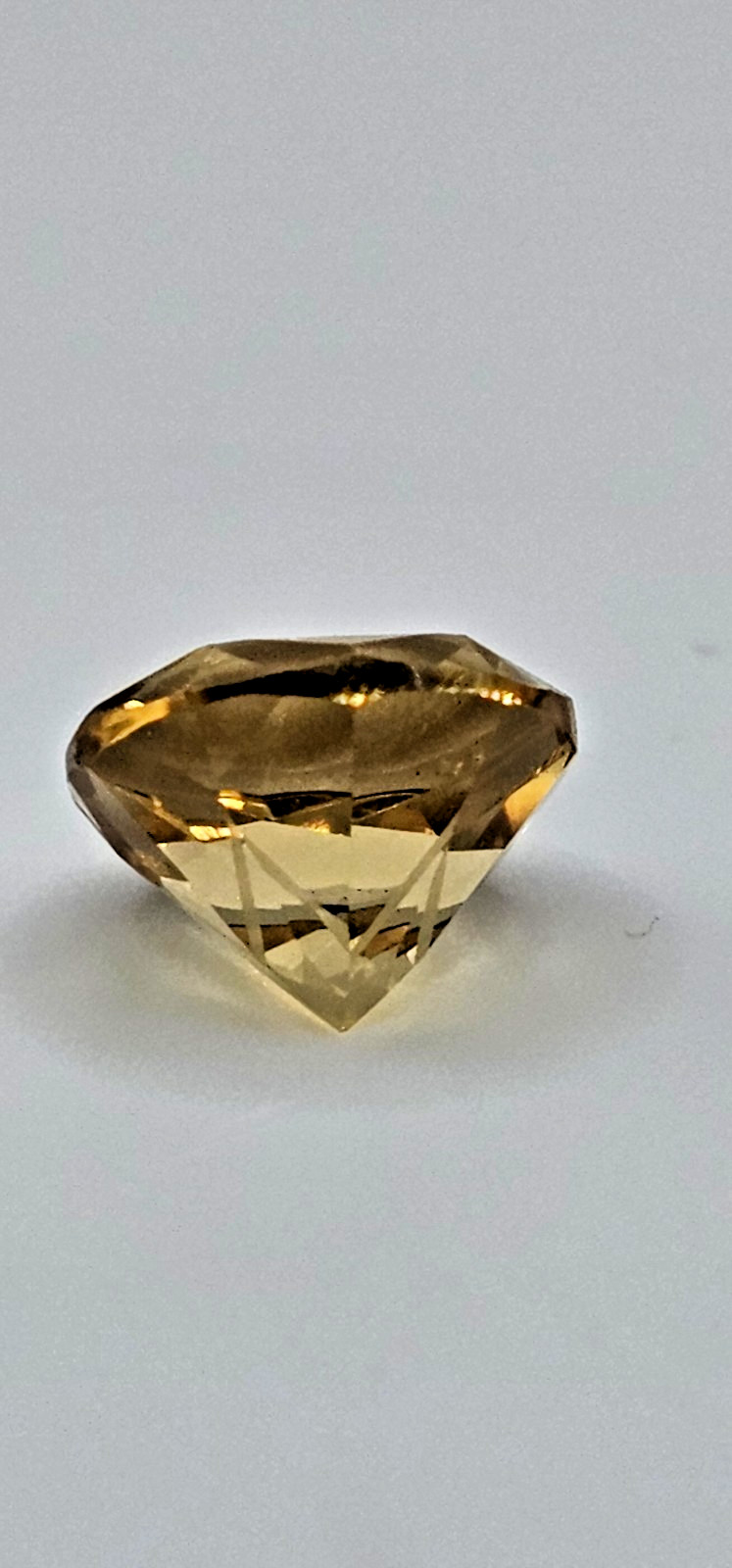 Gorgeous .70 Carat Natural Citrine Round Star Faceted 10.2×6.9mm | Gemstone Box