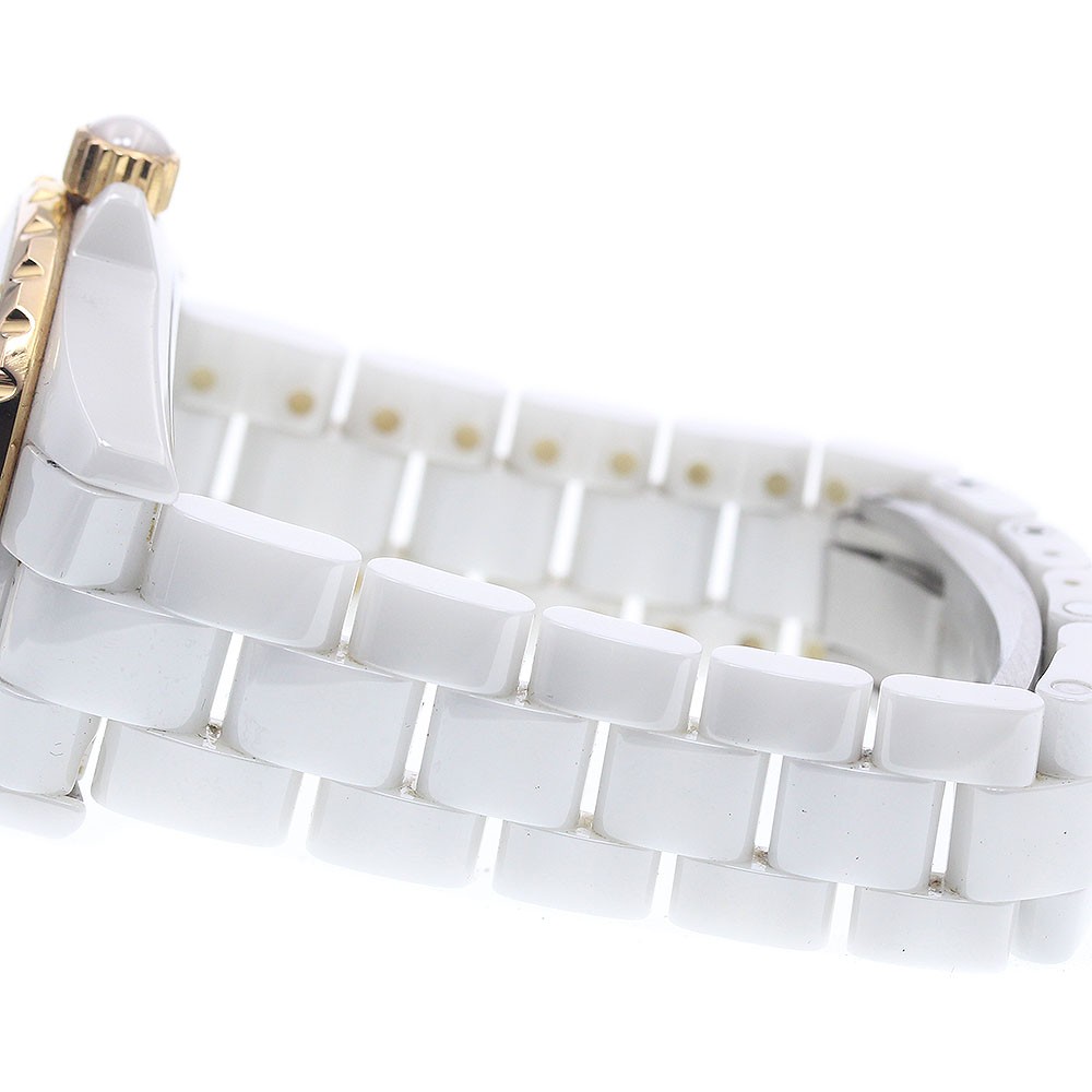 CHANEL J12 H2181 11P diamond PG bezel white Dial Quartz Ladies Watch_939018