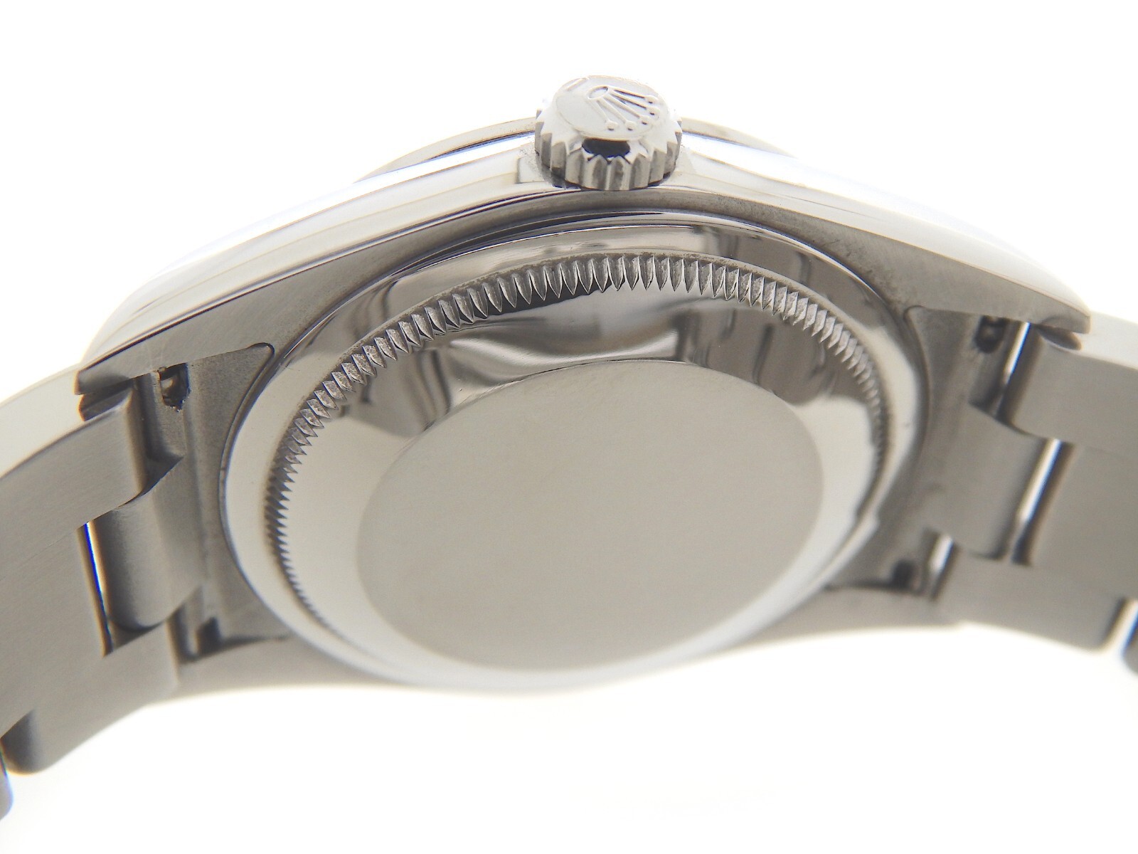 Rolex Mens Explorer I Stainless Steel Watch Black Arabic Dial Oyster Band 114270