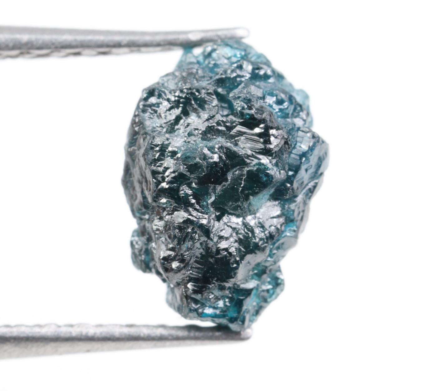 0.76 Ct Blue Rough Diamond Uncut Natural Loose Diamond For Jewelry Making Stone