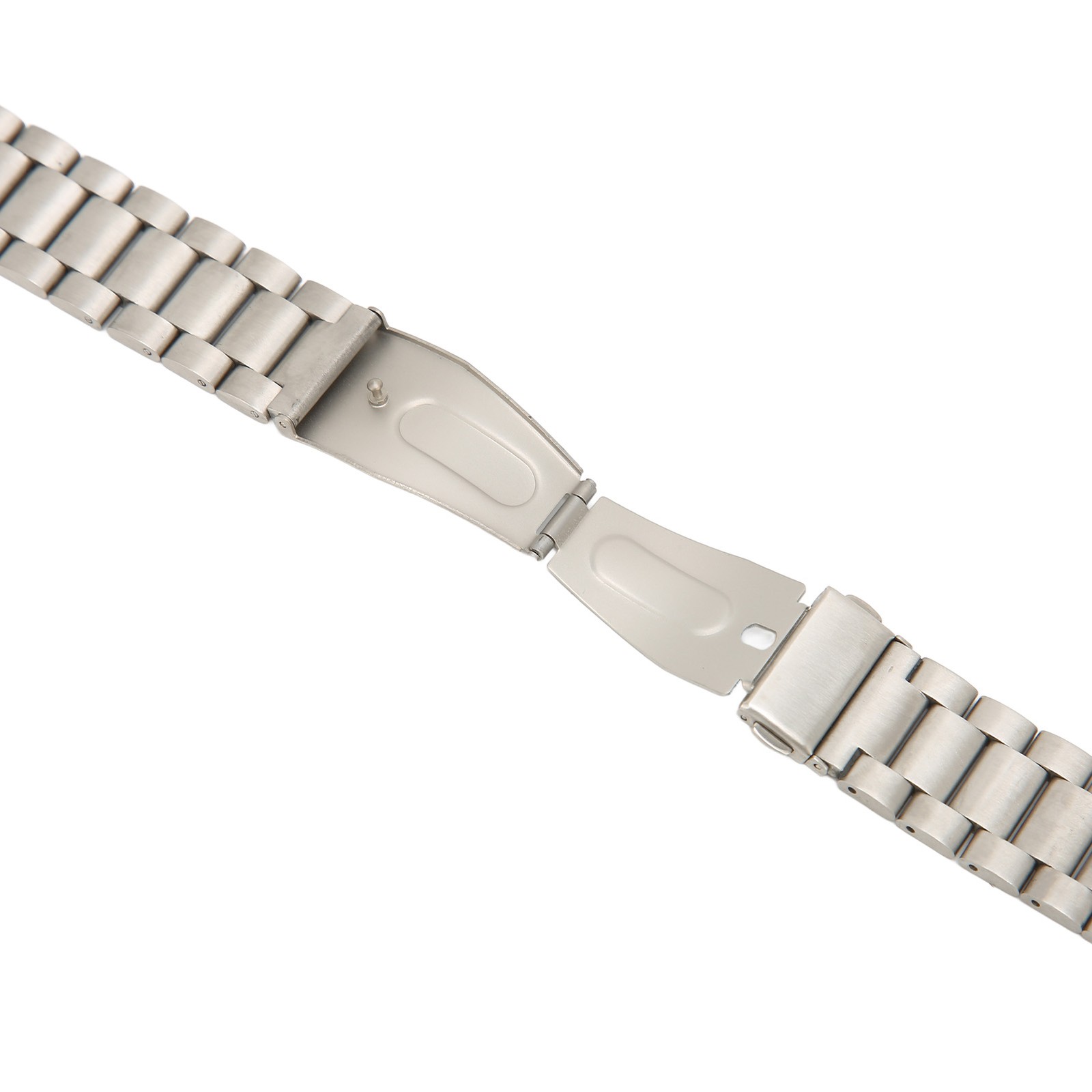 Smartwatch Band 20mm Double Buckle Wrist Strap Matel With Watch Pin For