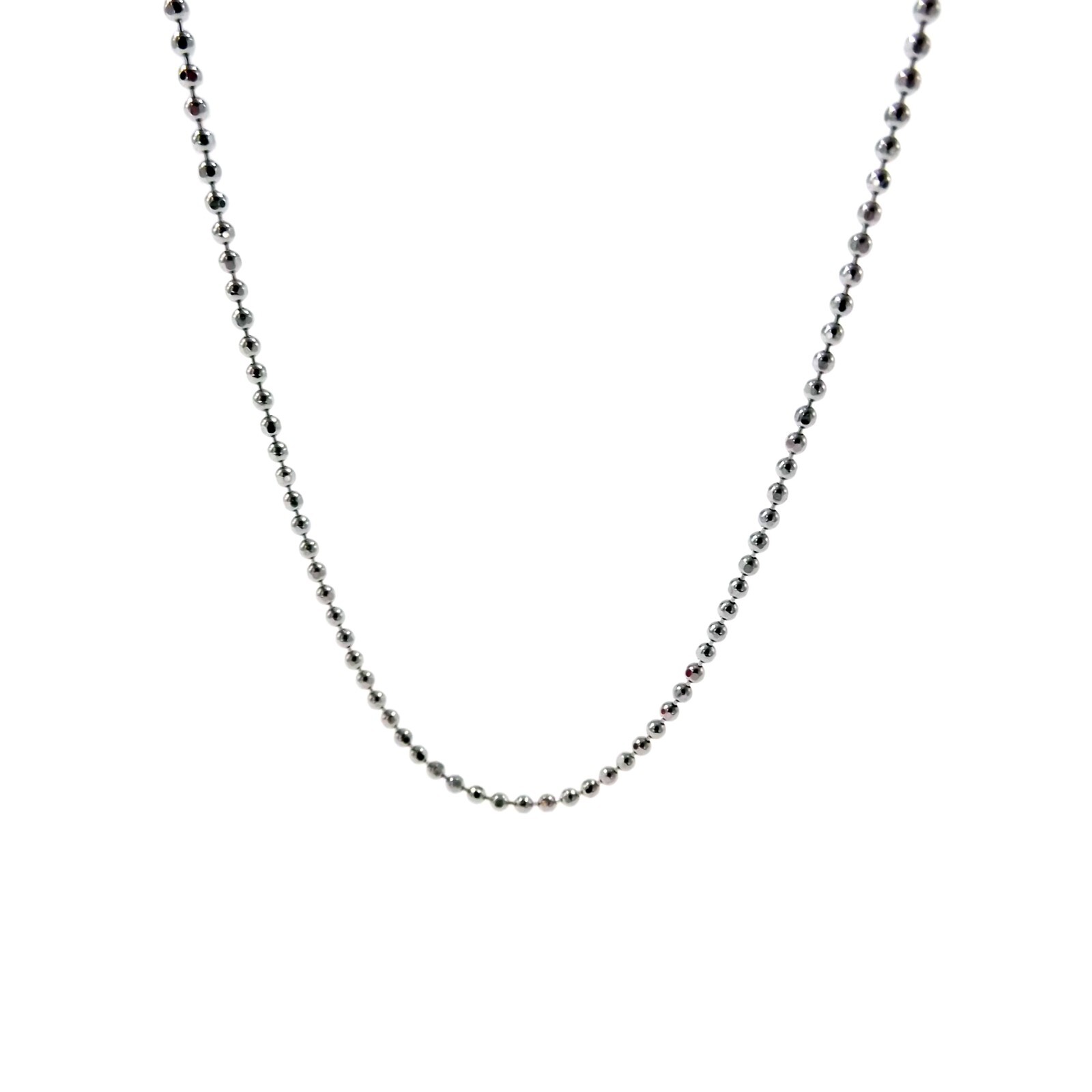 925 Silver Balls Chain Necklace Chain Balls Balls Men Women Various Sizes
