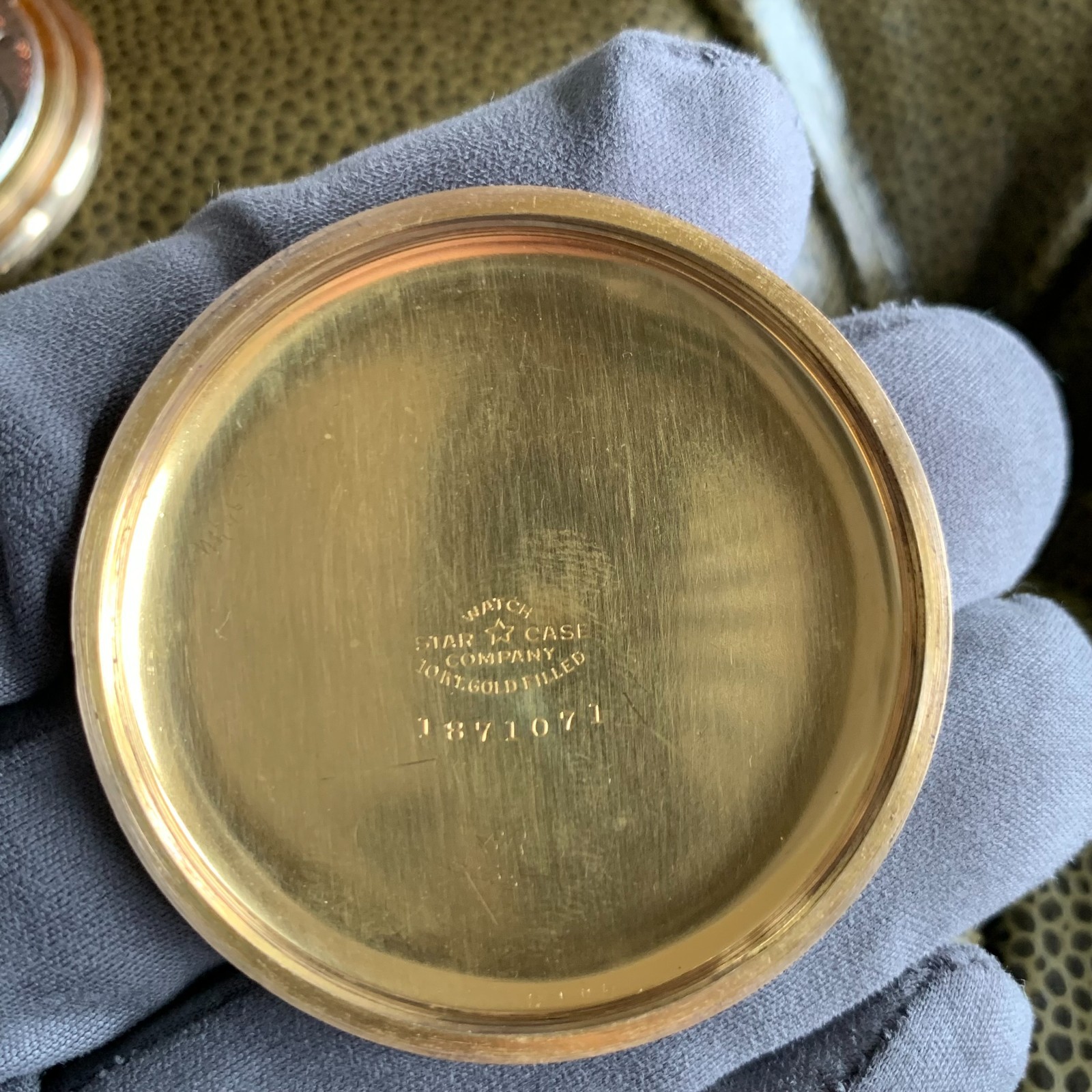 1926 Illinois Grade Bunn Type III 60hr. Sunray Damaskeening 16S 19J Pocket Watch