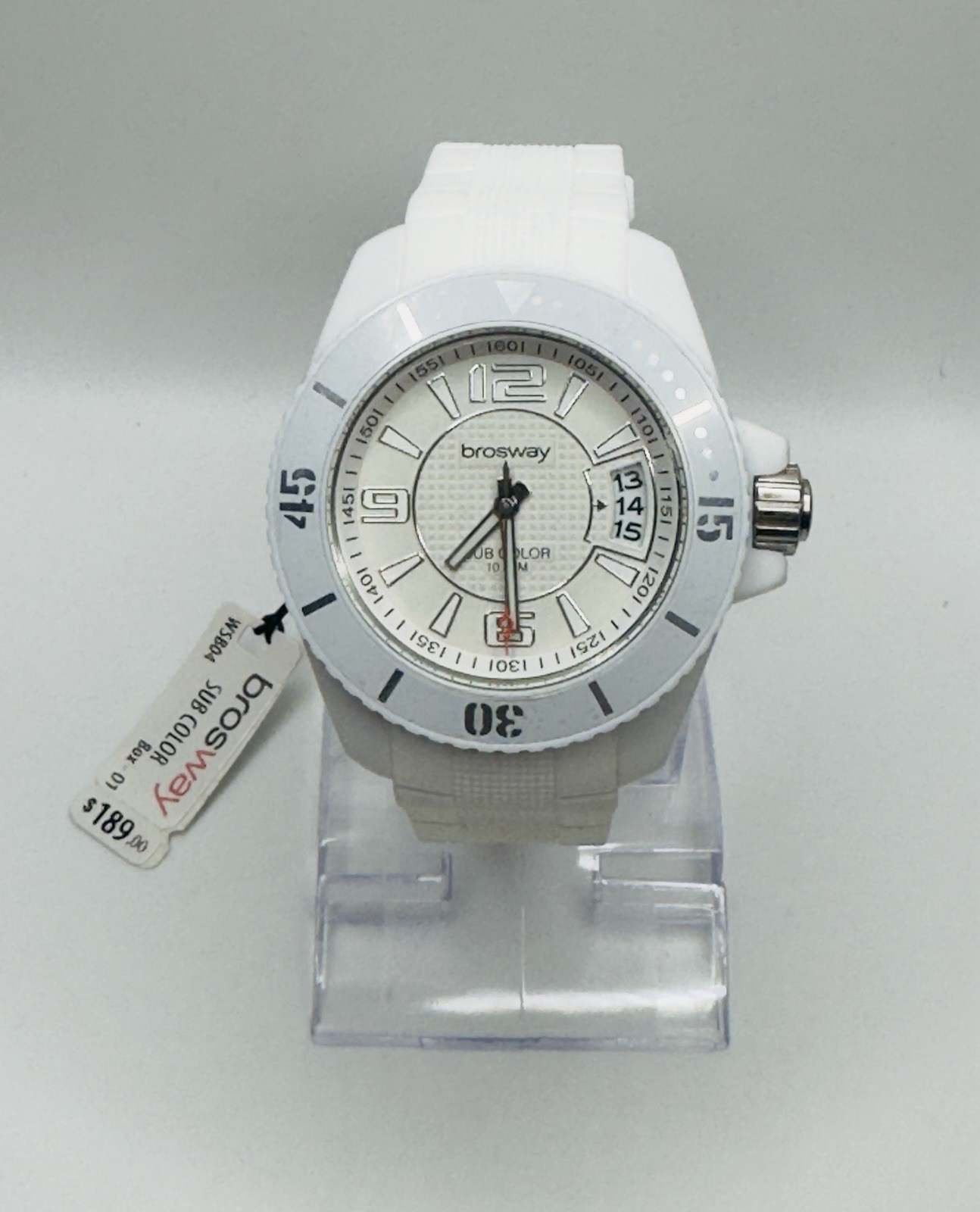 Brosway Sub Color White Analog Quartz Date Dial Wrist Watch