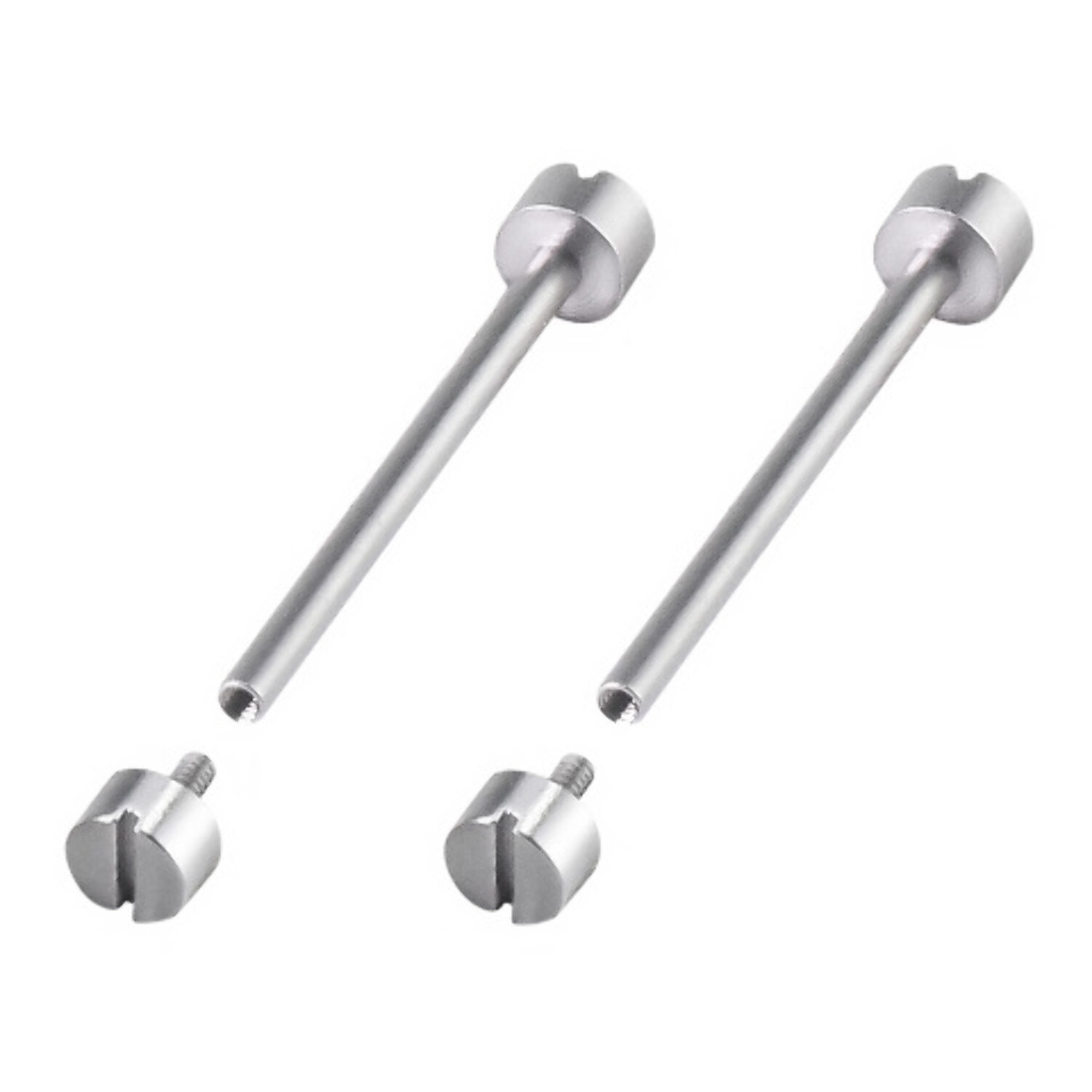 18,20,22,24,26,28,30MM 2 TUBE & SCREW PIN FOR CARTIER WATCH BAND REPLACEMENT