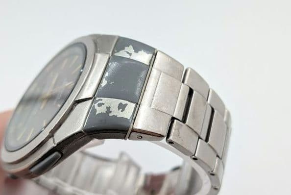 CASIO WAVE CEPTOR WVH-100TJ Analog-Digital Radio-Controlled Solar Watch 【USED】