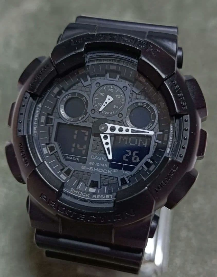 CASIO G-SHOCK GA-100 Matte Black
