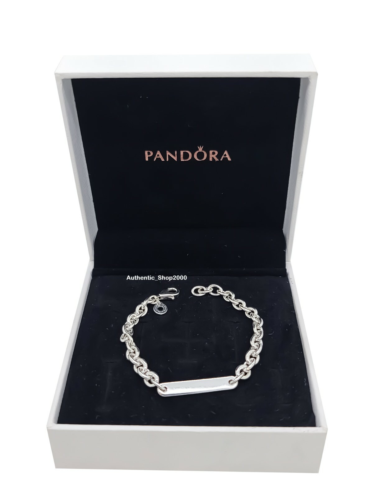 NEW 100% Authentic PANDORA 925 Ale Engravable Bar Link Bracelet 599523C00