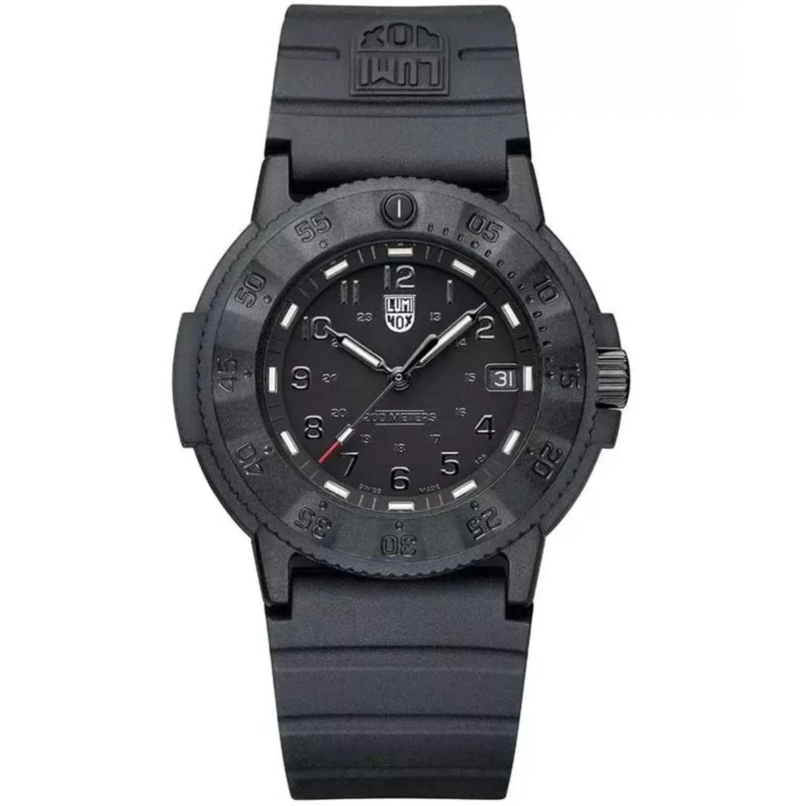 Luminox Navy SEAL 3000 Men’s Watch XS.3001.EVO.BO.S Black Dial Black Rubber 200M