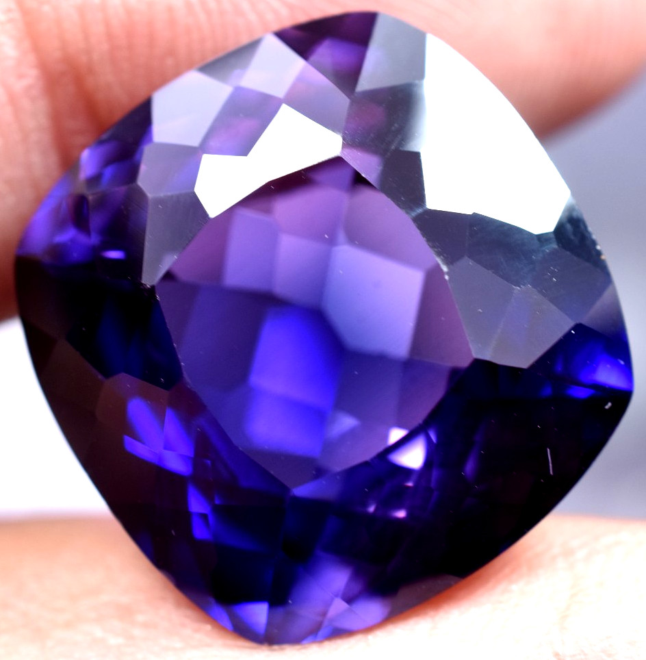 Natural 32.15 Ct Boysenberry Sapphire GGL Certified fabulous Loose Gemstone