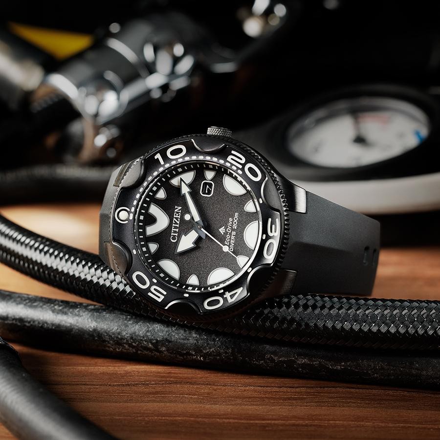 CITIZEN Promaster BN0235-01E Eco-Drive Whale Shark Solar 200M Diver Men Watch