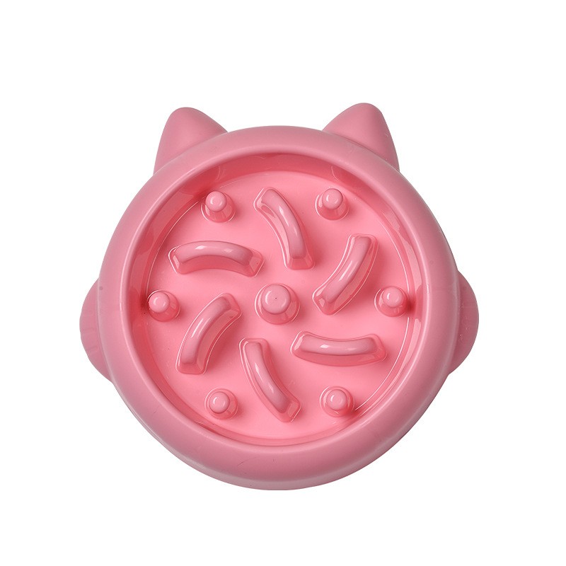 Pet Dog Cat Slow Feeder Bowls Anti Choking Slow Feeder Dish Bowl Home Dog Eating
