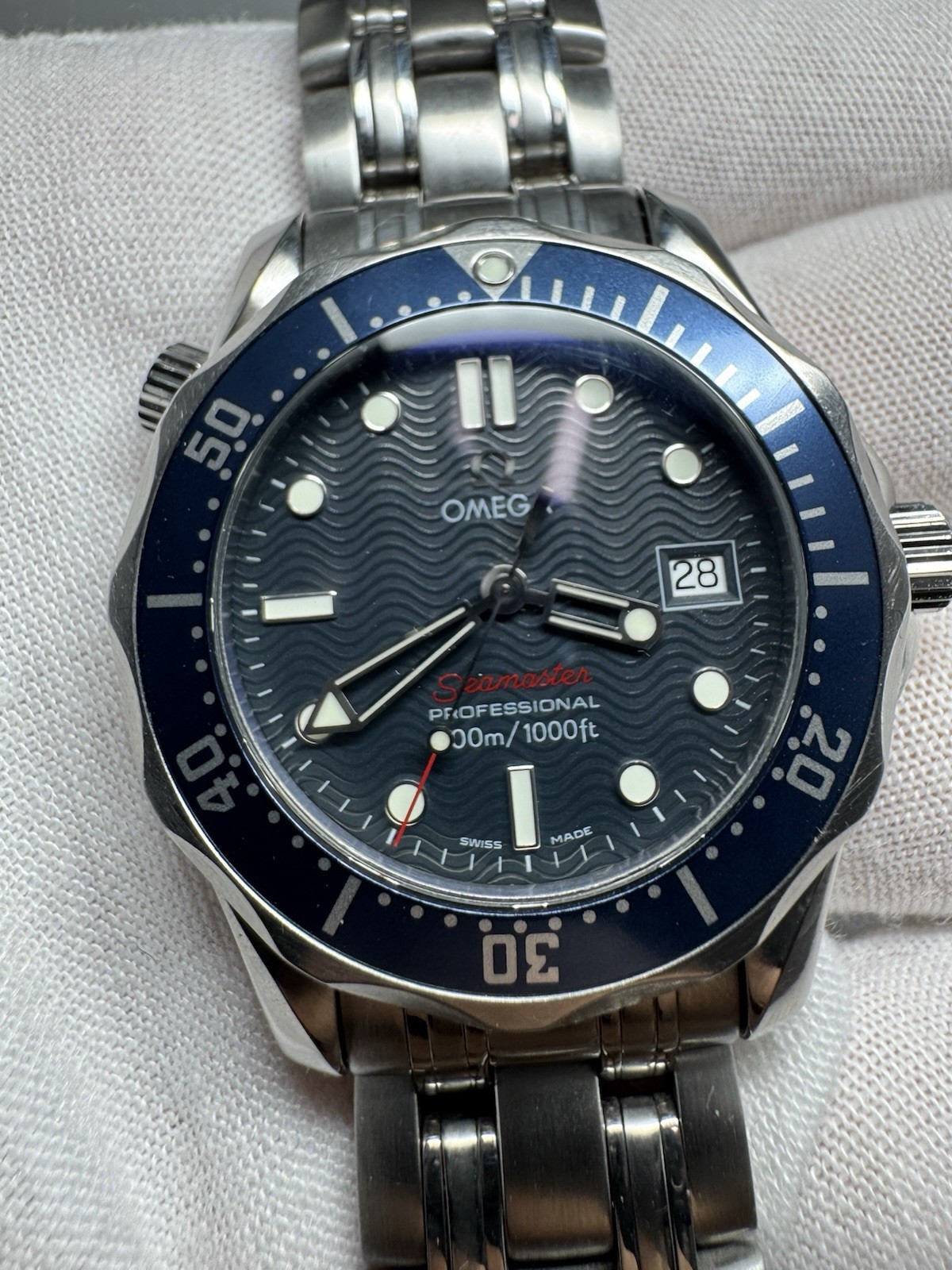 Omega Seamaster Diver 300m 36mm Stainless Steel Blue