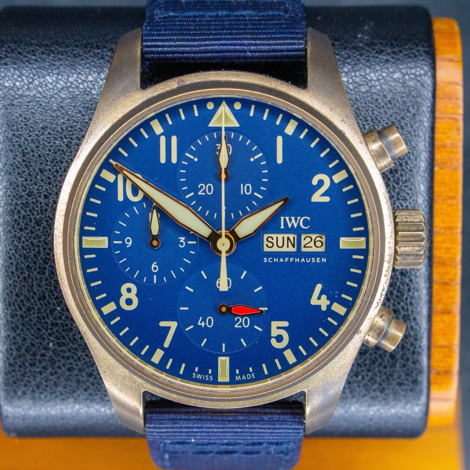 IWC Pilot’s Chronograph Bronze Blue Men’s Watch – IW388109