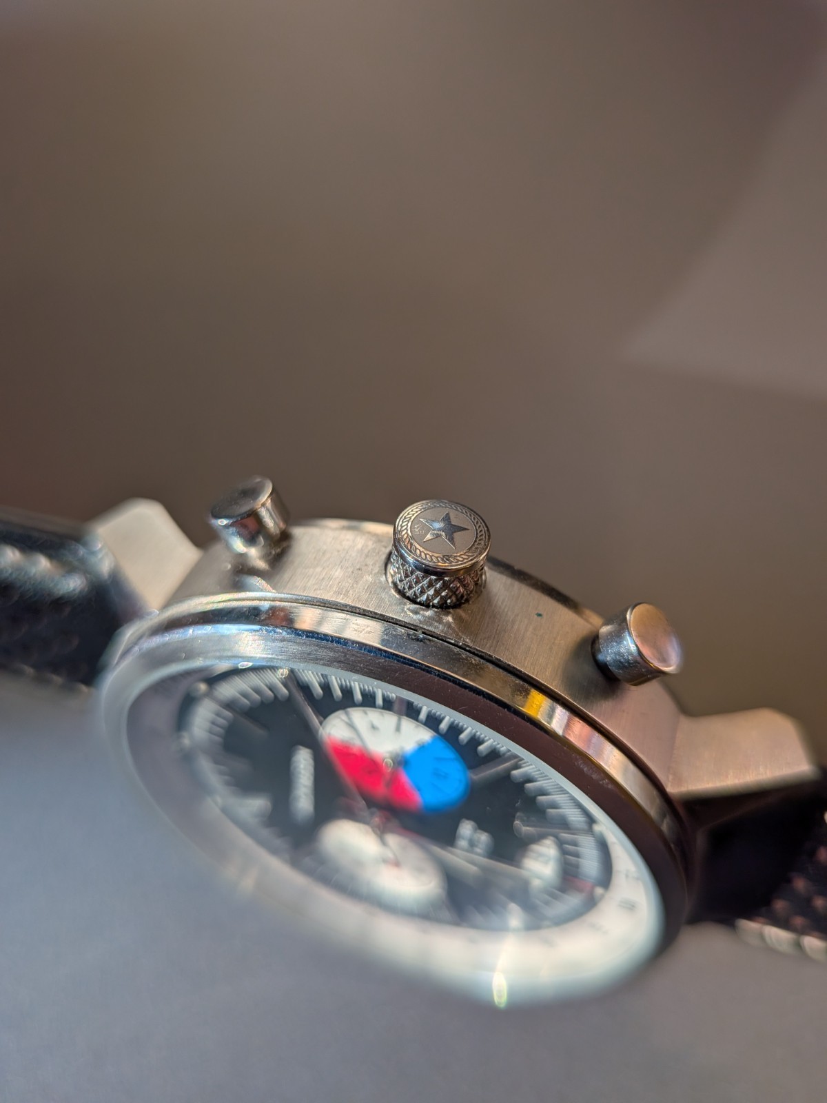 Exquisite JACK MASON “57” Racing Chronograph Quartz Men’s Watch JM-R402-003 Leat