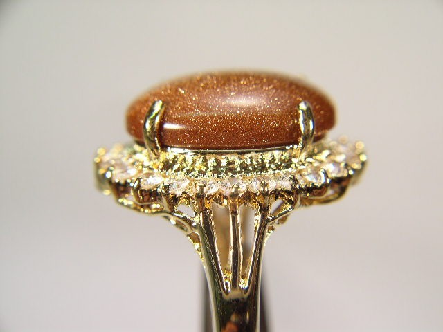 SZ’S 5,6,7,8,9 GOLDSTONE RING *Special* VINTAGE SEMI-PRECIOUS GEMSTONE DA808GS